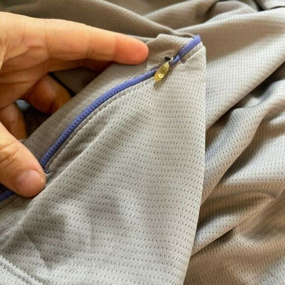 Asics Active Athletic Short Sleeve Top T Tee Shirt Gray S Small - Picture 5 of 5